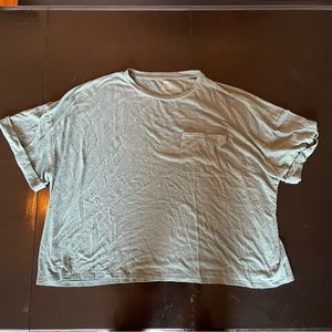 Aerie 2X Blue Gray T-Shirt Oversized